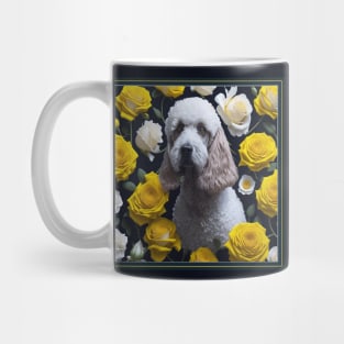 Standard poodle yellow roses 2 Mug